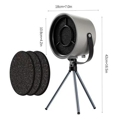 Imagem de Ventilador de Exaustão Portátil para Cozinha - Modelo Desktop Preto