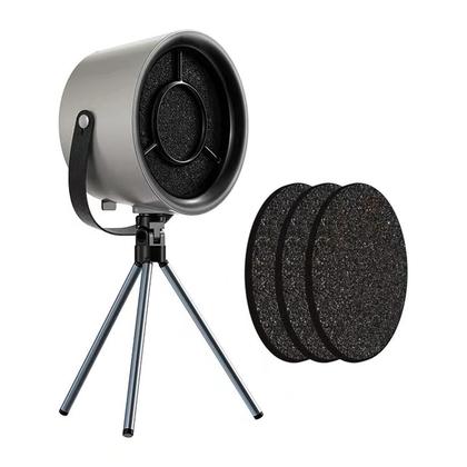 Imagem de Ventilador de Exaustão Portátil para Cozinha - Modelo Desktop Preto