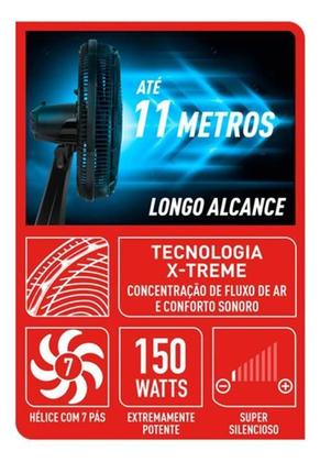 Imagem de Ventilador De Mesa 150W Xtreme Power Silence 127V - Arno