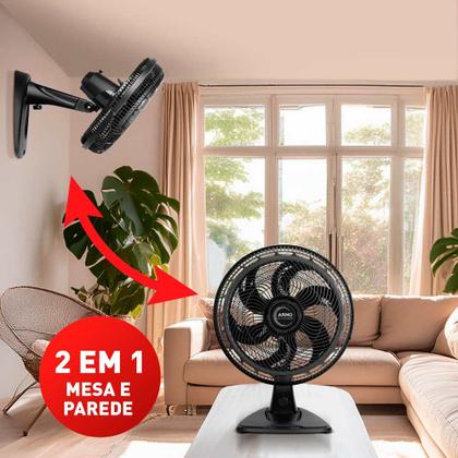 Imagem de Ventilador de Mesa 2 em 1 40cm Arno X-TREME 6, 6 PÁS 140W 220V VE60