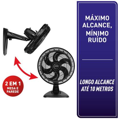 Imagem de Ventilador de Mesa 2 em 1 40cm Arno X-TREME 6, 6 PÁS 140W 220V VE60