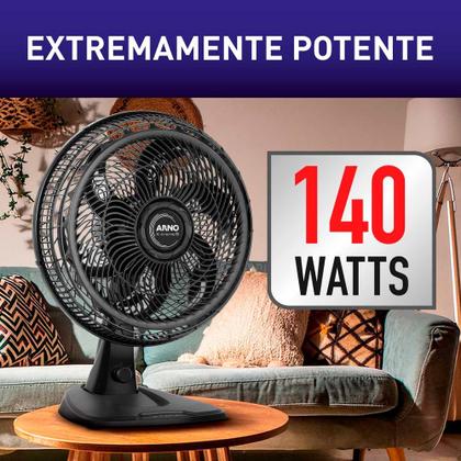 Imagem de Ventilador de Mesa 2 em 1 40cm Arno X-TREME 6, 6 PÁS 140W 220V VE60