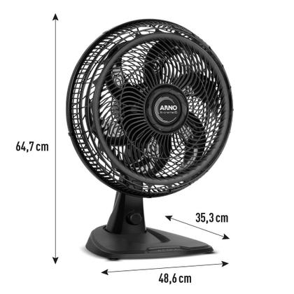 Imagem de Ventilador de Mesa 2 em 1 40cm Arno X-TREME 6, 6 PÁS 140W 220V VE60