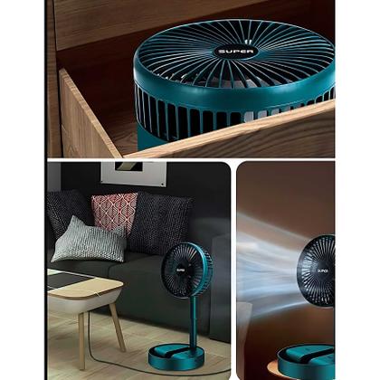 Imagem de Ventilador de mesa 3 velocidades silencioso ar refrescante e prático