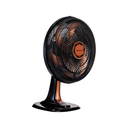 Imagem de Ventilador de Mesa 40CM Oscilante Turbo 6 Pás Preto 127V Bronze - Ventisol