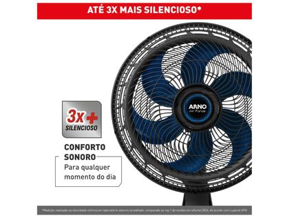 Imagem de Ventilador de Mesa Arno Air Force VA46 40cm 6 Pás 3 Velocidades Preto e Azul Escuro 2720018896