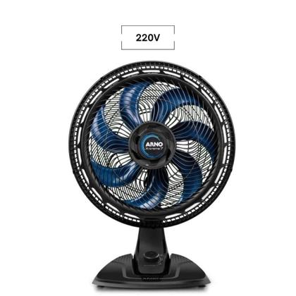 Imagem de Ventilador de Mesa Arno VE70 X-treme 40CM 7 Pás Preto e Azul 220V