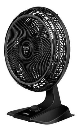 Imagem de Ventilador De Mesa E Parede Arno Turbo Force Vf42 Preto Com 6 Pás De Plástico, 40 cm De Diâmetro 110 v