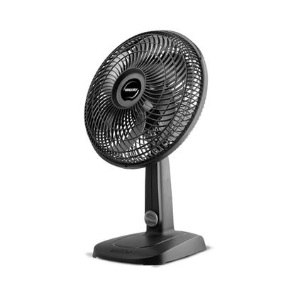 Imagem de Ventilador de Mesa Mallory Turbo Compact 30cm - 6 Pás 3 Velocidades Preto e Cinza 220 V