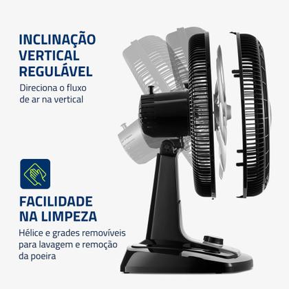 Imagem de Ventilador de Mesa Mondial Turbo 8 Pás VTX-40-8P