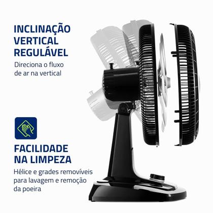 Imagem de Ventilador de Mesa Mondial Turbo 8 Pás VTX-40-8P