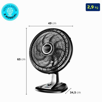 Imagem de Ventilador de Mesa Mondial Turbo 8 Pás VTX-40-8P