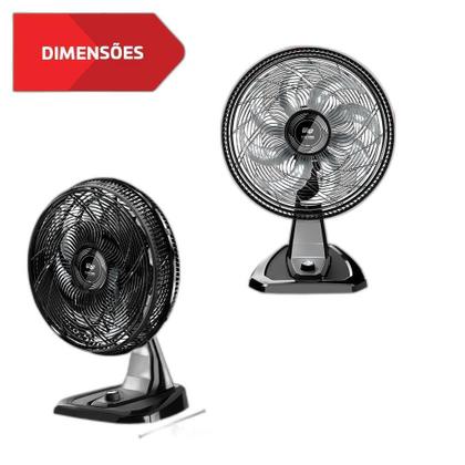 Imagem de Ventilador De Mesa Parede Silencioso 50Cm Flow Turbo 127V