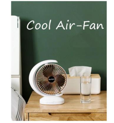 Imagem de Ventilador De Mesa portatil ventilador mini Usb Recarregável 3 Velocidades