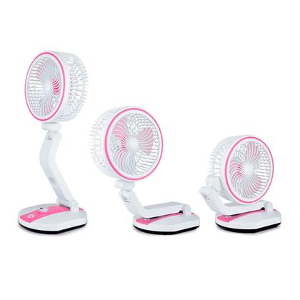 Imagem de Ventilador de Mesa Retrátil 45cm + Luz de Led e USB