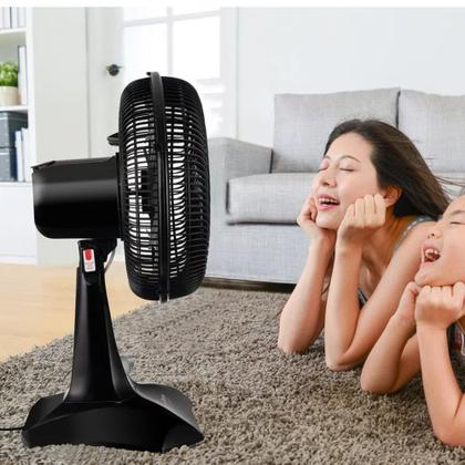 Imagem de Ventilador de Mesa Turbo Protect 6 Pás 30cm Britânia Preto 