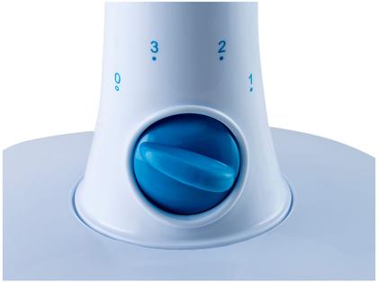 Imagem de Ventilador de Mesa Ultra V-UT-30-01 30cm 6 Pás 3 Velocidades Branco e Azul