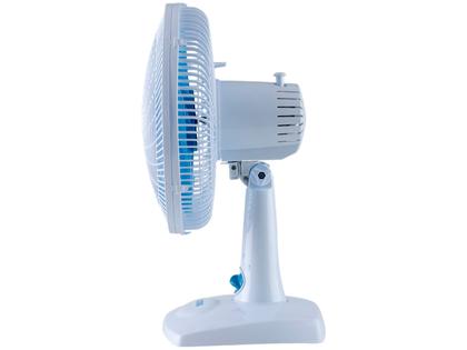 Imagem de Ventilador de Mesa Ultra V-UT-30-01 30cm 6 Pás 3 Velocidades Branco e Azul