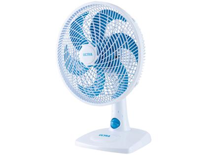 Imagem de Ventilador de Mesa Ultra V-UT-30-01 30cm 6 Pás 3 Velocidades Branco e Azul