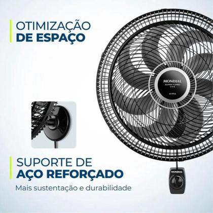 Imagem de Ventilador de Parede Mondial VTX40P Super Turbo 40cm 3 Vel.