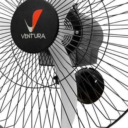 Imagem de Ventilador de Parede Oscilante 60cm Ventura Preto Bivolt - 79-6425 - VENTI DELTA