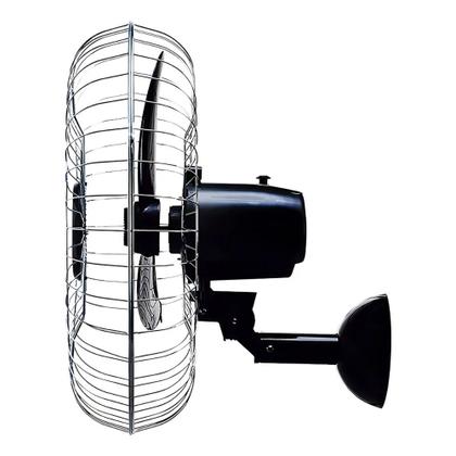Imagem de Ventilador De Parede Oscilante Preto 50cm 130W Ventisol 220v