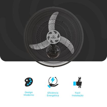 Imagem de Ventilador de Parede Oscilante Vop Good 50cm Plástico Ponente