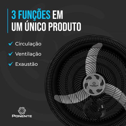 Imagem de Ventilador de Parede Oscilante Vop Good 50cm Plástico Ponente