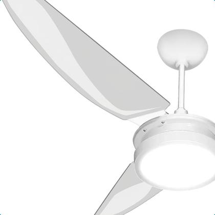 Imagem de Ventilador de Teto à Prova de Maresia Umidade Pás Policarbonato LED Branco 6500K Beltempo Maris