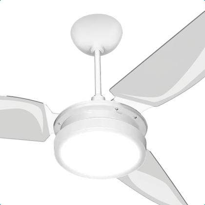 Imagem de Ventilador de Teto à Prova de Maresia Umidade Pás Policarbonato LED Branco 6500K Beltempo Maris