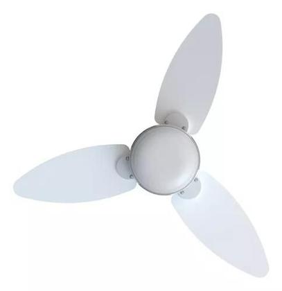 Imagem de Ventilador de teto elluz br 3p branco e cinza c/r inverter bivolt ventisol