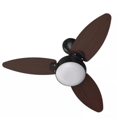 Imagem de Ventilador de Teto Elluz Inverter Preto e Tabaco - Ventisol