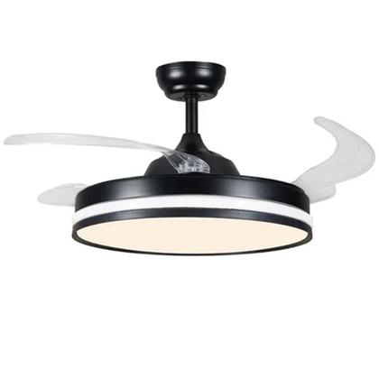 Imagem de Ventilador de Teto Grande Lampada Led 3 em 1 Pa Retratil Controle Remoto Lustre Ajustavel Sala Quarto Silencioso Potente