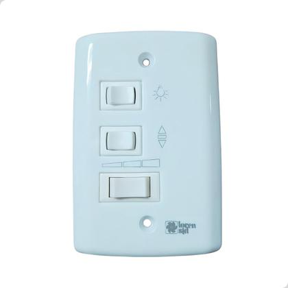 Imagem de Ventilador de Teto Lumi Diplomata Led M3 Preto Mogno 127V