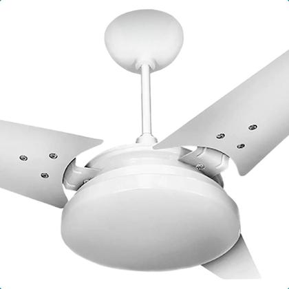 Imagem de Ventilador de Teto Lustre Borda Infinita Pás MDF LED Amarelado 3000K Beltempo Mira