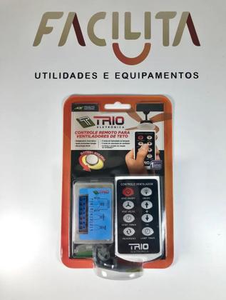 Imagem de Ventilador De Teto New Zeta Venti-Delta Latonado 4 Pás MDF + Controle