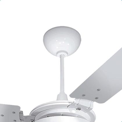 Imagem de Ventilador de Teto Potente Pás MDF LED Amarelado 3000K Beltempo Brizzo
