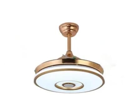 Imagem de Ventilador de Teto Retrátil Bivolt 4 pás som Bluetooth.