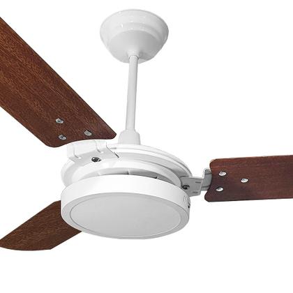 Imagem de Ventilador de Teto Valen LED 18w Branco Pás Mogno Ventex
