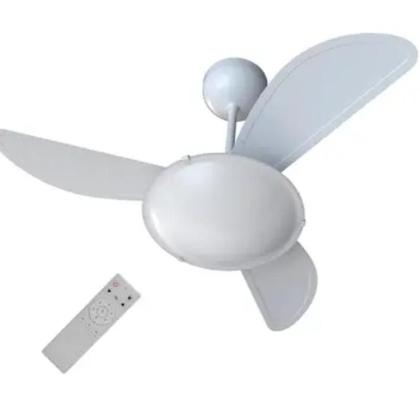 Imagem de Ventilador De Teto Ventisol Sunny Inverter Com Controle Branco 90 Cm 60 Hz 127/220v Plástico