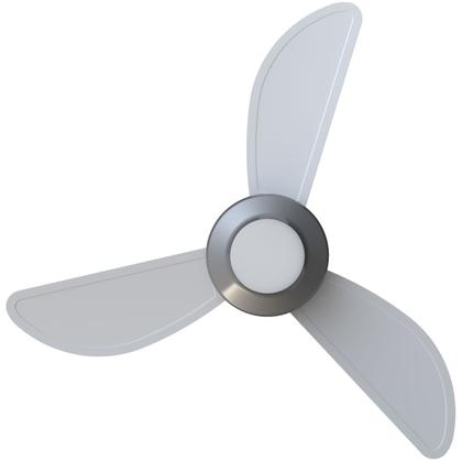 Imagem de Ventilador de Teto Ventisol Wind Plus Mistral Inverter Silver Controle Remoto Led Integrada Bivolt