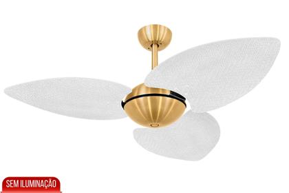 Imagem de Ventilador de Teto Volare Dourado Office Dunamis Palmae 110V