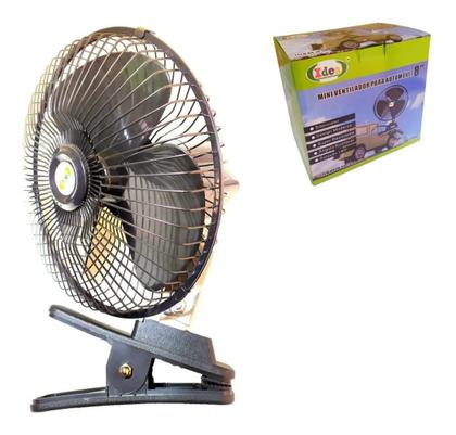 Imagem de Ventilador Eletrico Automotivo Carro Caminhão Vans 12v Presilha Clipe Ar Condicionado