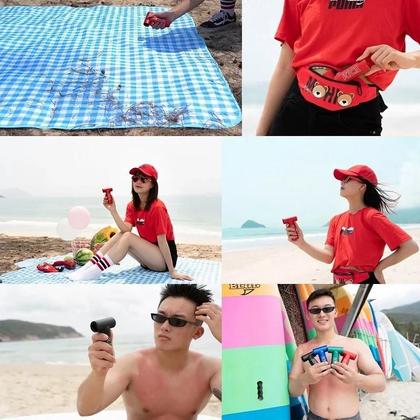 Imagem de Ventilador Elétrico Portátil Recarregável KICA Jetfan, Soprador De Ar Turbo, Limpador De Ar