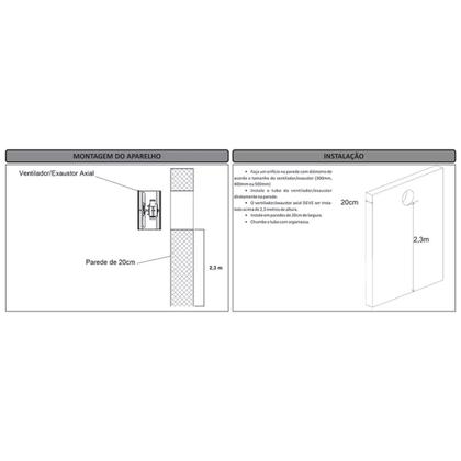 Imagem de Ventilador/Exaustor Axial industrial Bivolt 300mm Grafite Tron 51.03-0021 110v/220v