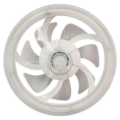 Imagem de Ventilador Lustre Lampada de Teto Luxo Grande Led Ajustavel Controle 3 em 1 Quarto Casa Apartamento Sala de Estar Branco Frio Quente Silencioso
