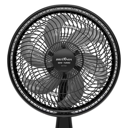 Imagem de Ventilador mesa 30cm britania bvt301 60w preto 220v