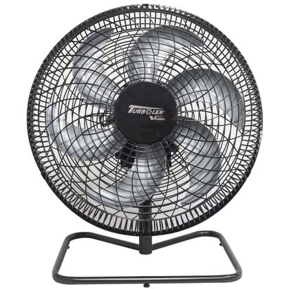 Imagem de Ventilador Mesa Chão 50cm Plástico 200W Preto Industrial Turbo Turbão 6 Pás Bivolt 110V 220V Vitalex