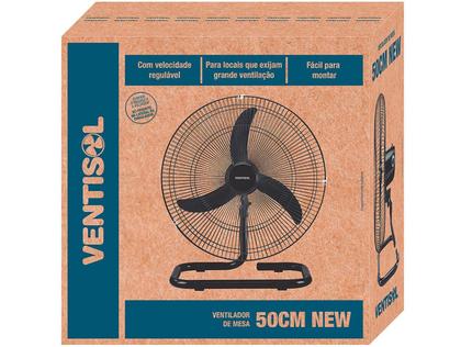 Imagem de Ventilador Oscilante de Mesa 50cm New Preto 110 Volts Premium - 1377 - VENTISOL