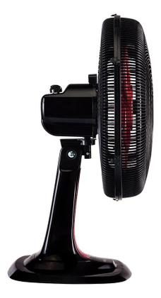 Imagem de Ventilador Oscilante De Mesa Turbo 30cm Ventisol 6 Pás Cor da estrutura Preto Cor Das Pás Vermelho